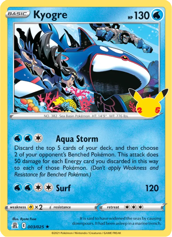 Kyogre #3/25