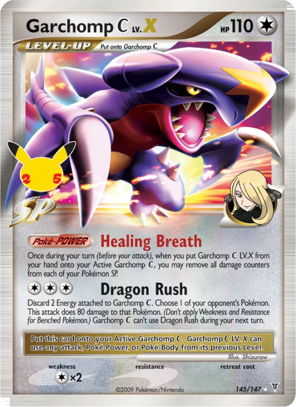Garchomp C LV.X #CC018/25