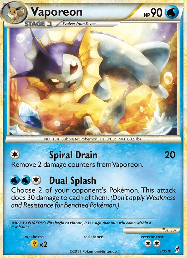Vaporeon #52/95