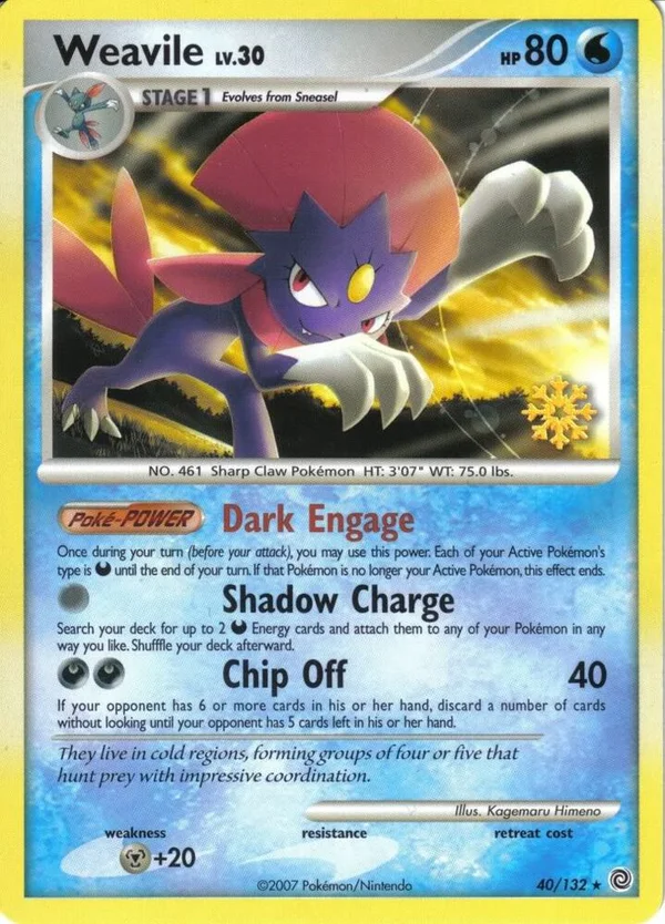 Weavile #40/132