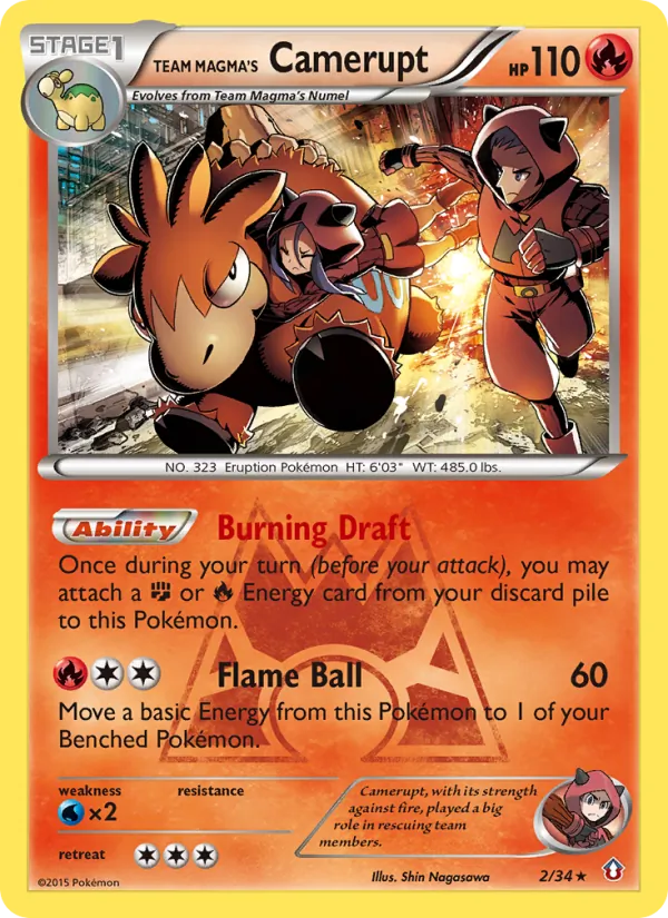 Team Magma's Camerupt #2/34