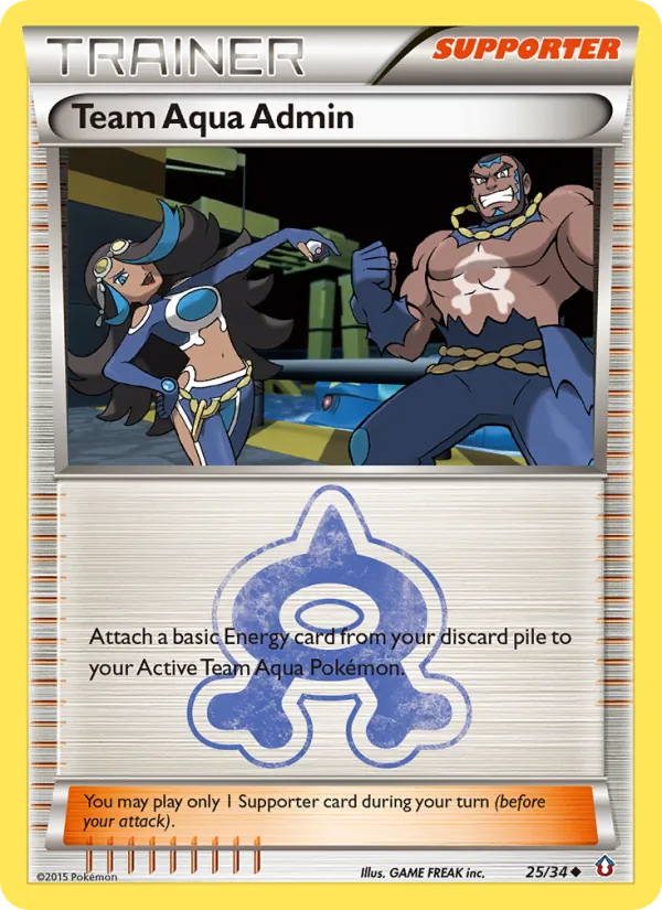 Team Aqua Admin, Double Crisis #25/34
