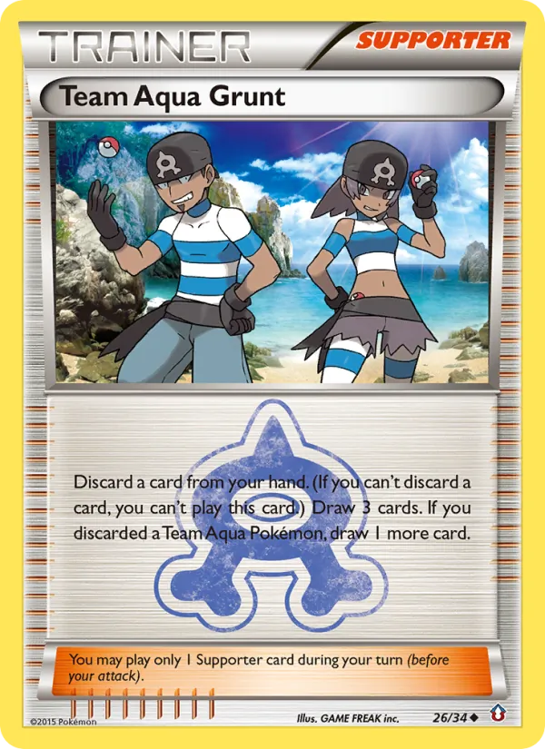 Team Aqua Grunt, Double Crisis #26/34