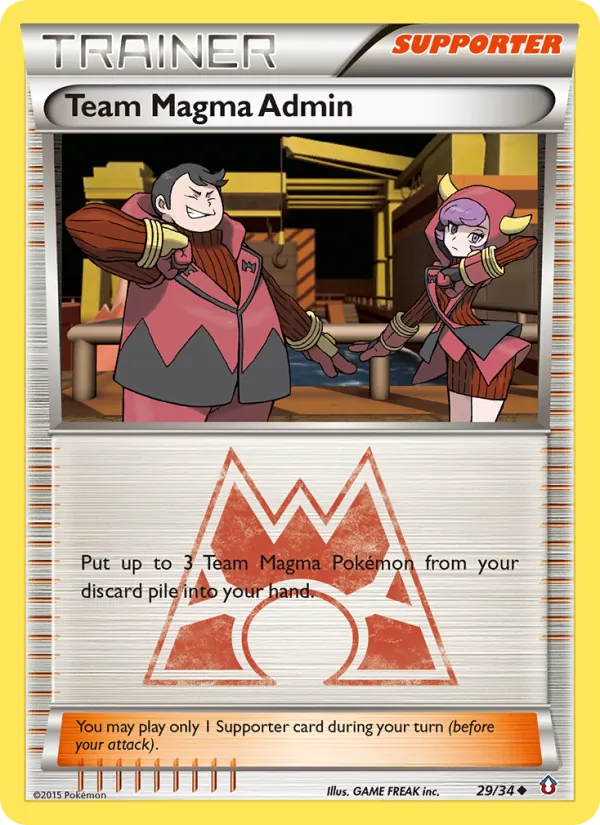 Team Magma Admin, Double Crisis #29/34