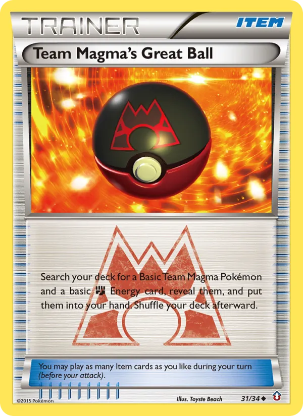 Team Magma's Great Ball, Double Crisis #31/34