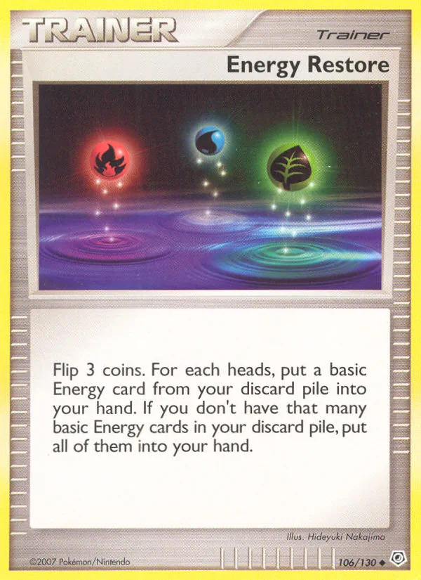 Energy Restore, Diamond & Pearl #106/130