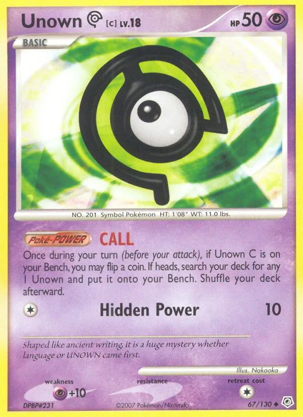 Unown C #67/130