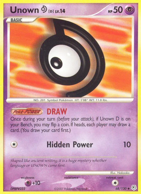 Unown D #68/130