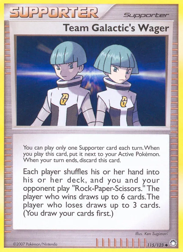 Team Galactic's Wager, Mysterious Treasures #115/123