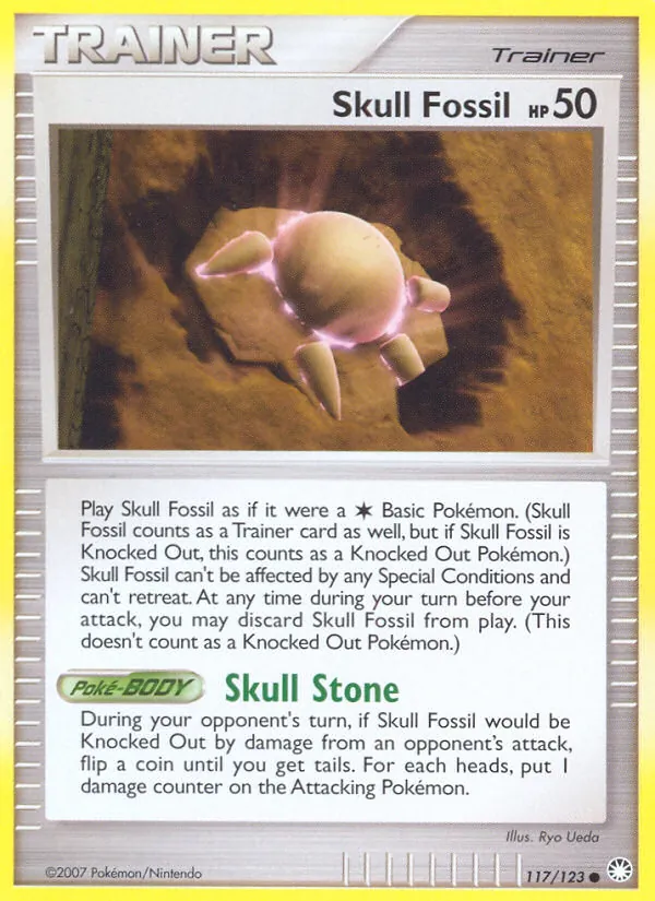 Skull Fossil, Mysterious Treasures #117/123