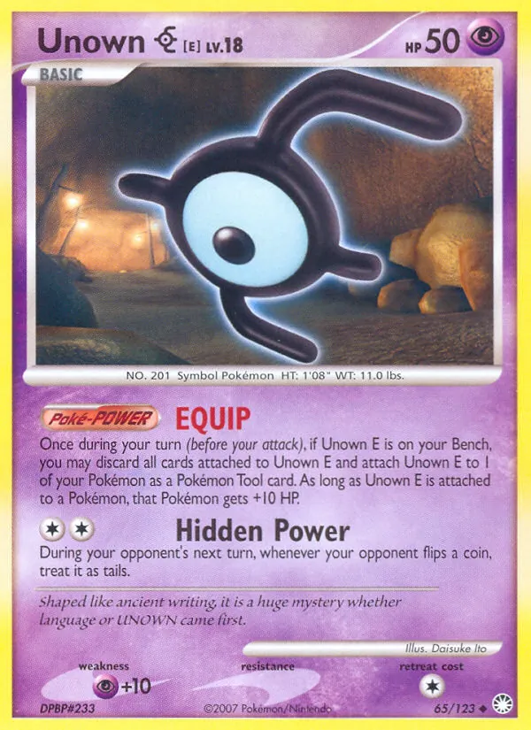 Unown E #65/123