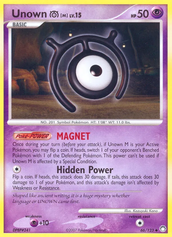 Unown M #66/123