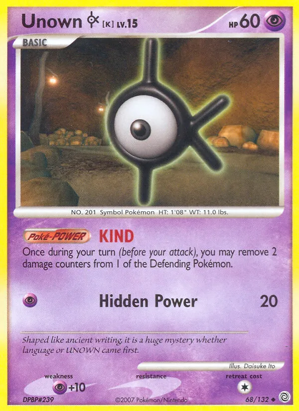 Unown K #68/132