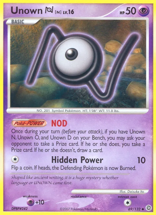 Unown N #69/132
