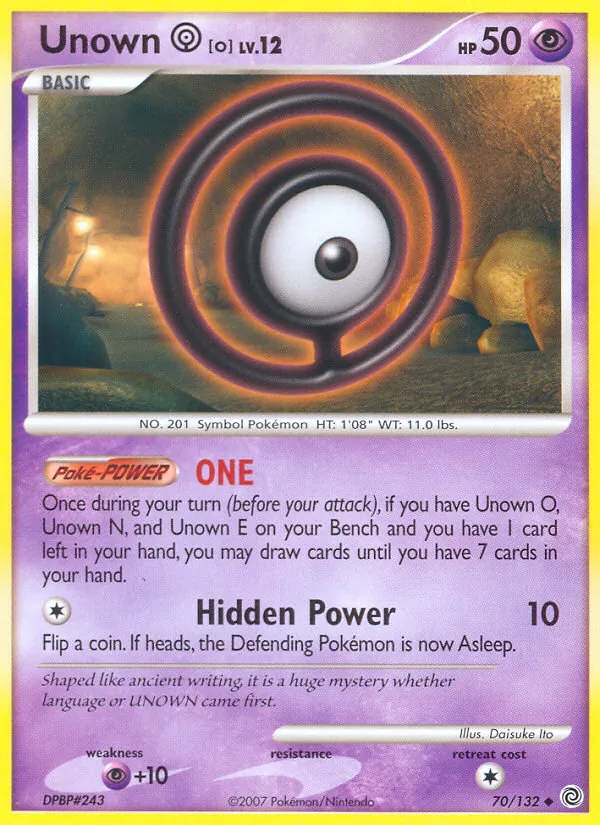 Unown O #70/132