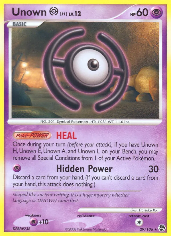 Unown H #29/106