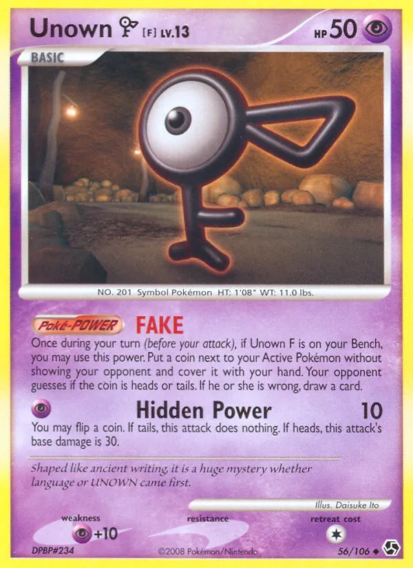 Unown F #56/106