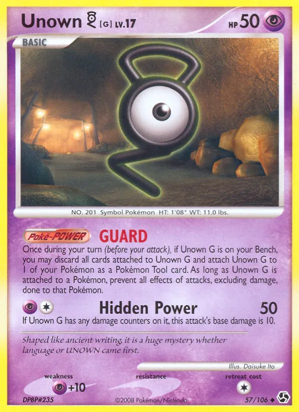 Unown G #57/106