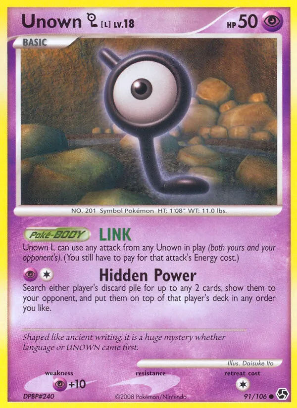 Unown L #91/106