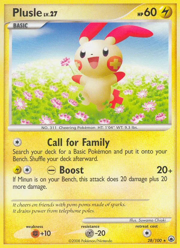 Plusle #28/100