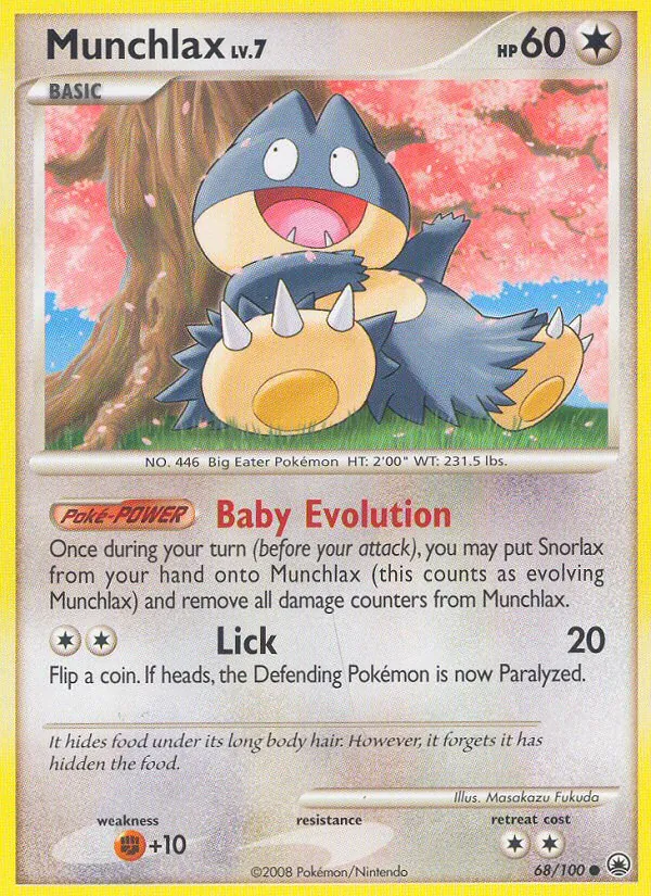 Munchlax #68/100