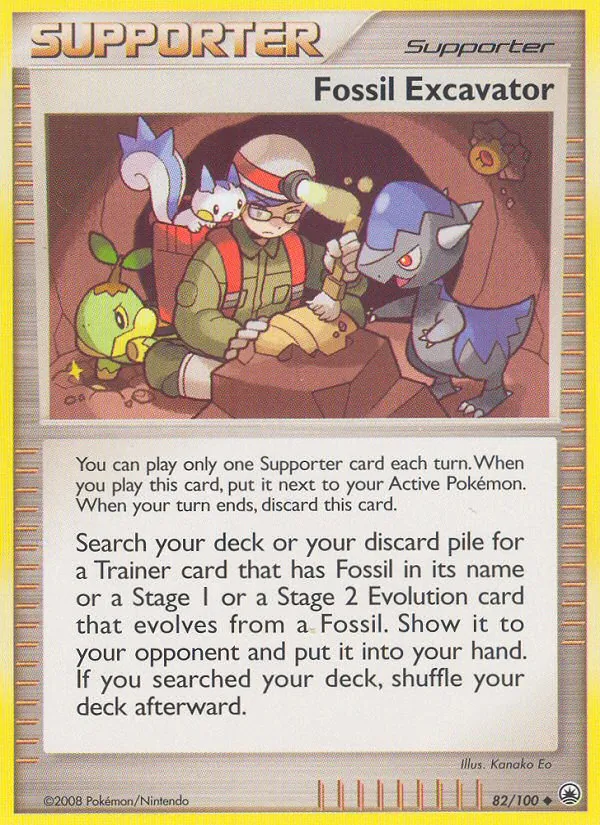 Fossil Excavator, Majestic Dawn #82/100