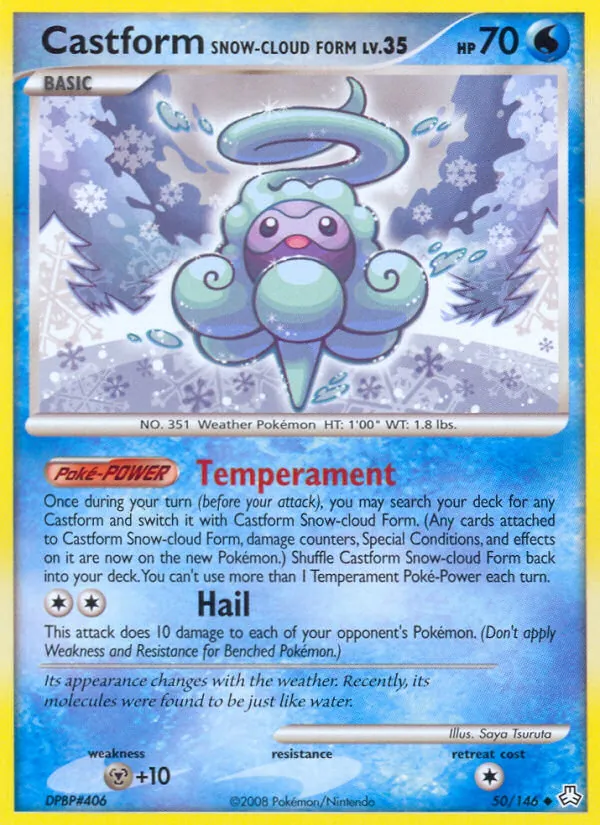 Castform Snow-cloud Form #50/146