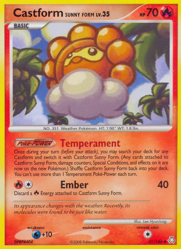 Castform Sunny Form #51/146