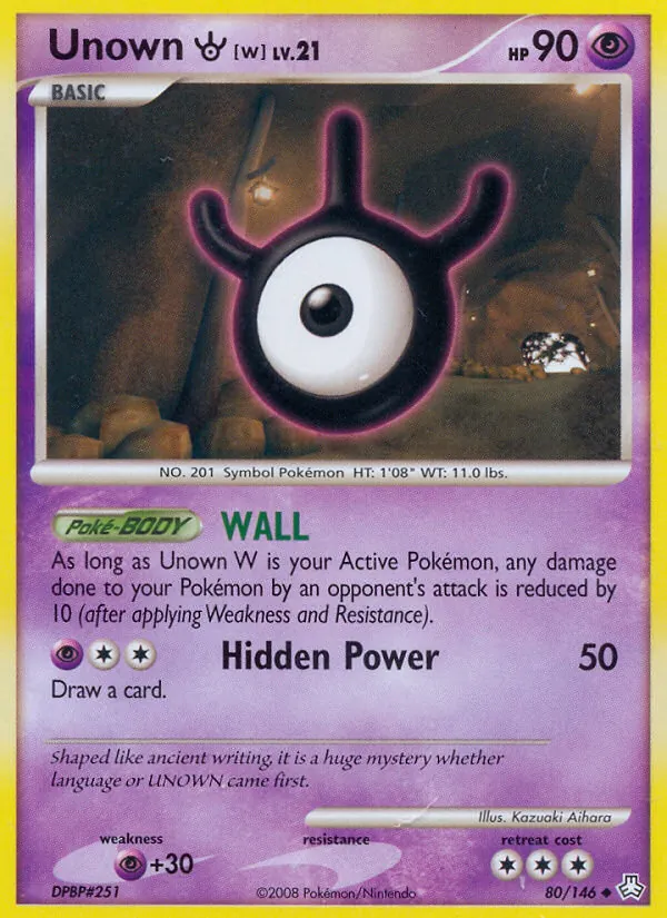 Unown W #80/146