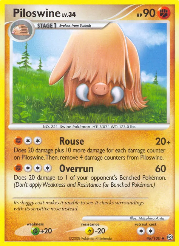 Piloswine #46/100