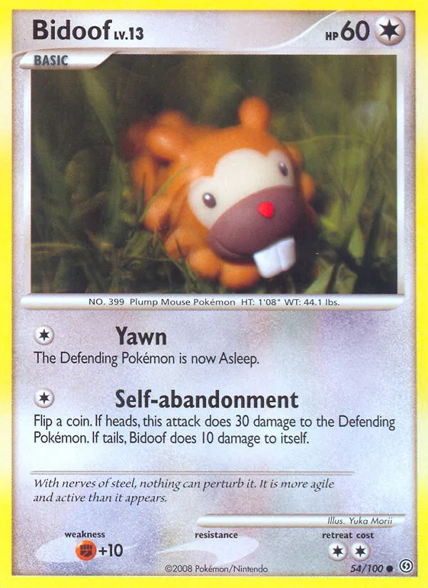 Bidoof #54/100