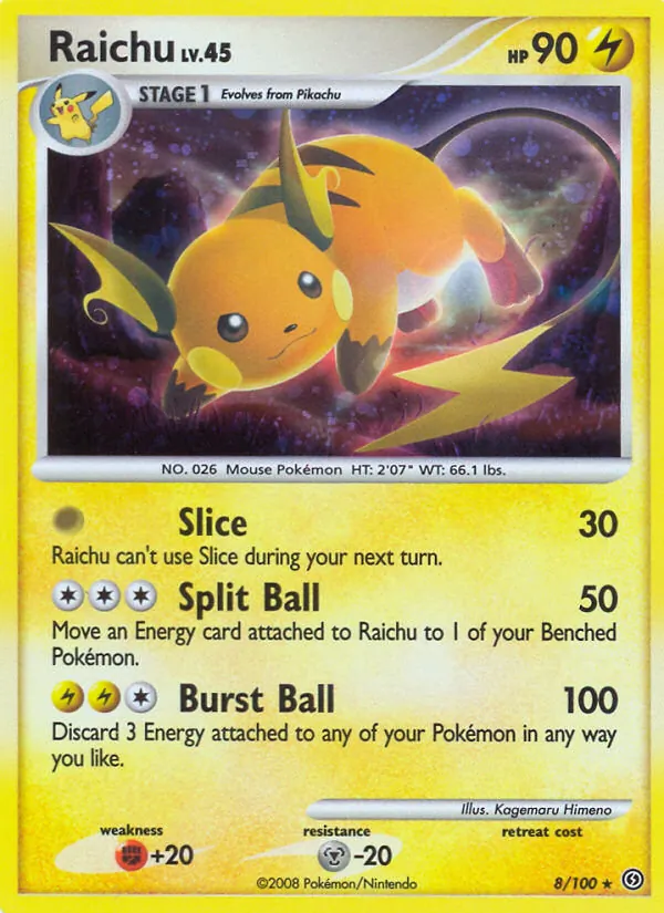 Raichu #8/100