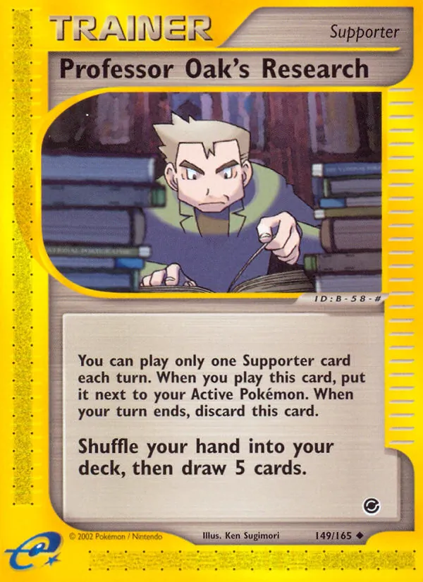 Professor Oak's Research, Expedition Base Set #149/165