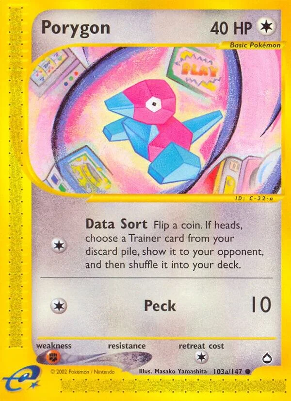 Porygon, Aquapolis #103a/147