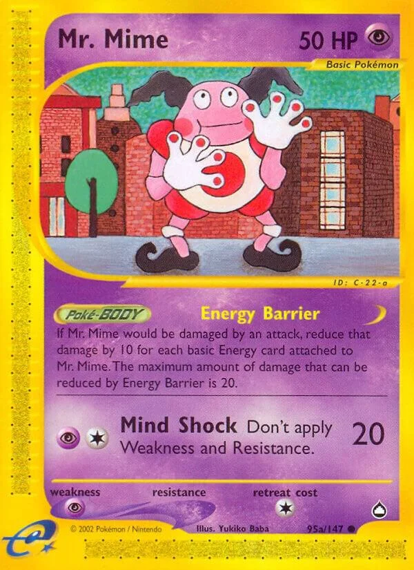 Mr. Mime, Aquapolis #95a/147