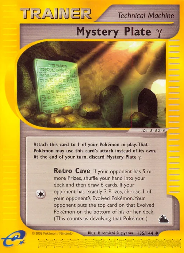 Mystery Plate Gamma, Skyridge #135/144