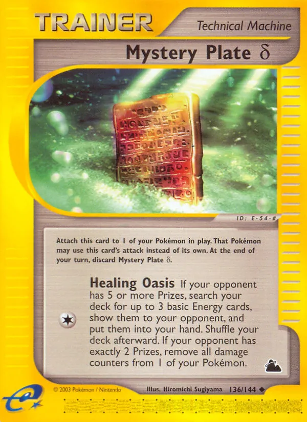 Mystery Plate Delta, Skyridge #136/144