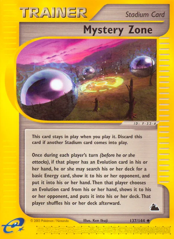 Mystery Zone, Skyridge #137/144