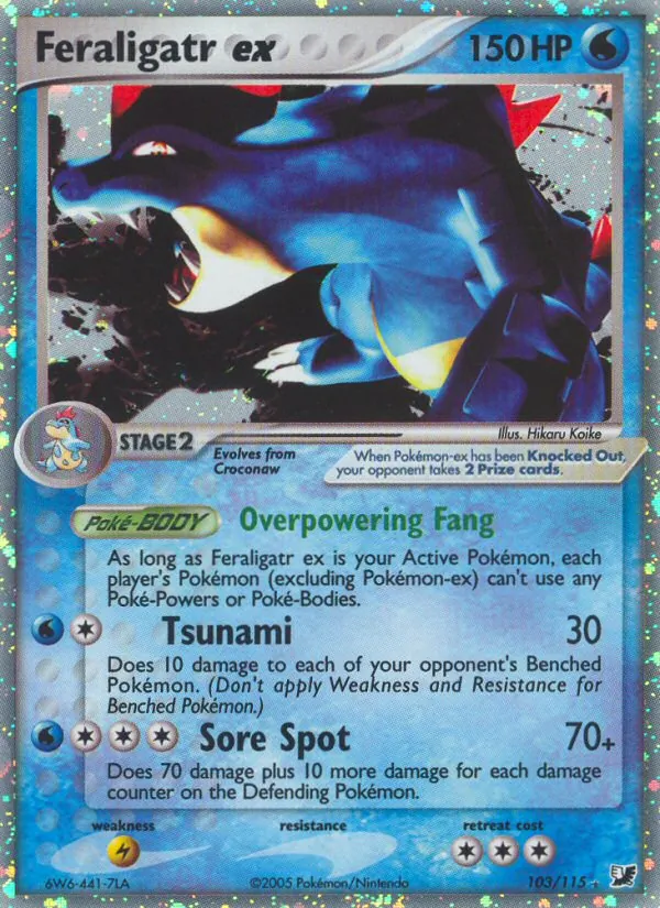 Feraligatr ex #103/115