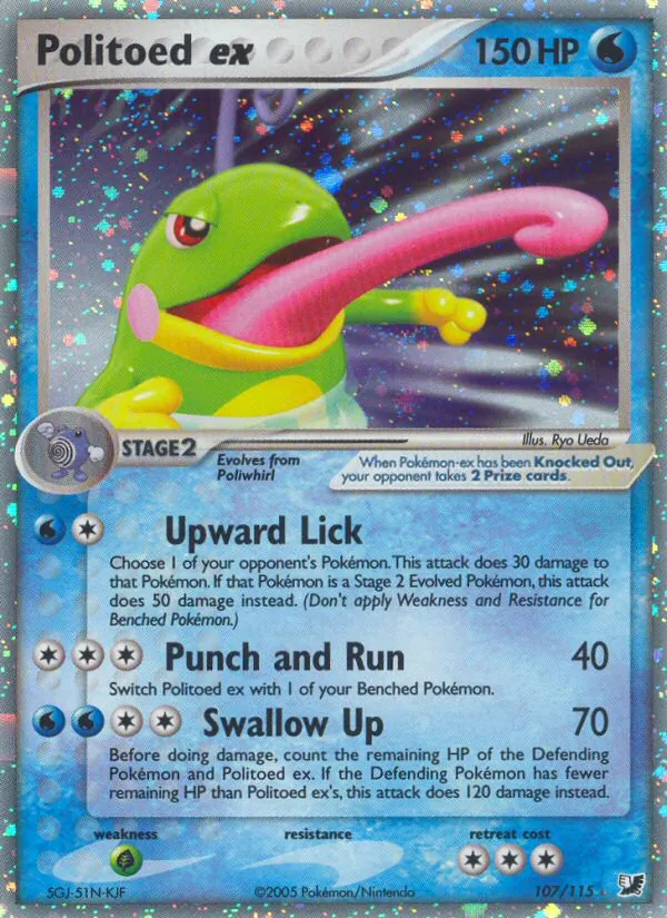 Politoed ex #107/115
