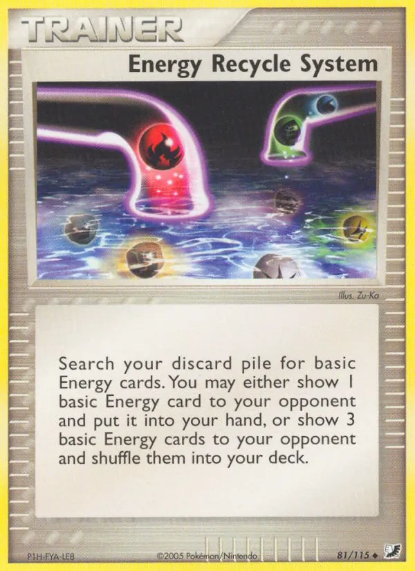 Energy Recycle System, Unseen Forces #81/115