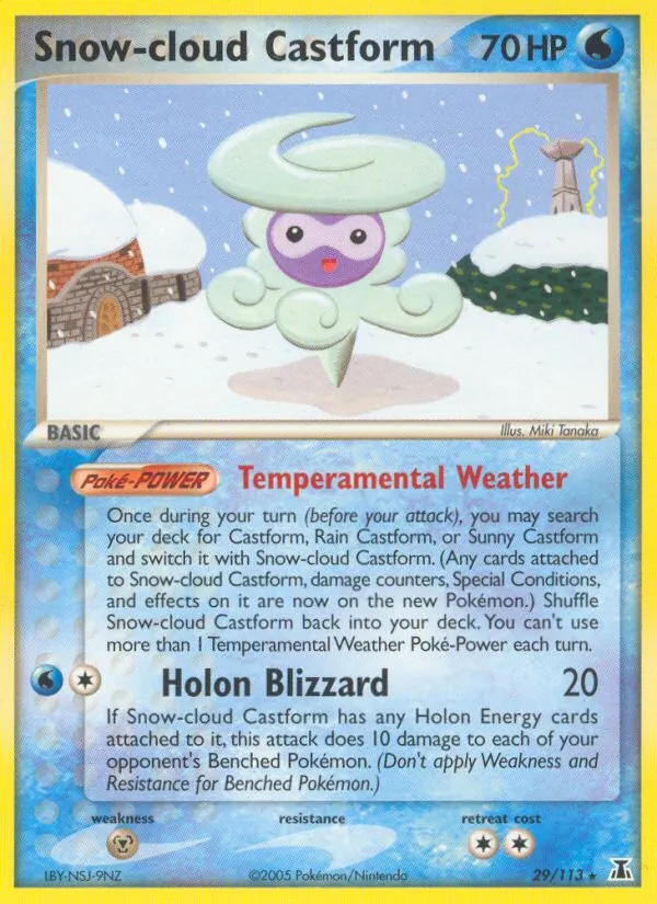 Snow-cloud Castform #29/113