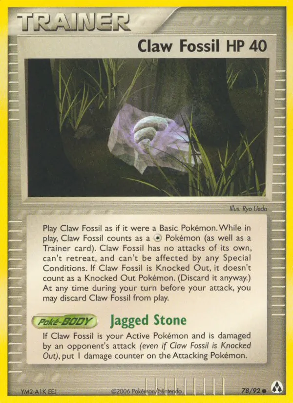Claw Fossil, Legend Maker #78/92