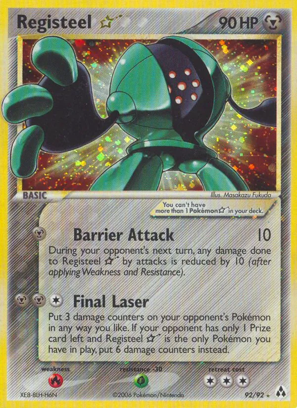 Registeel ☆ #92/92