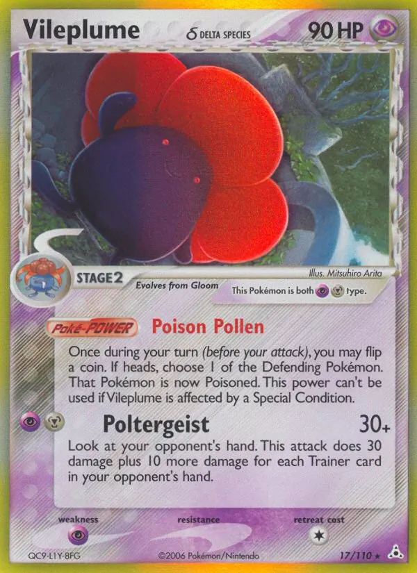 Vileplume δ #17/110