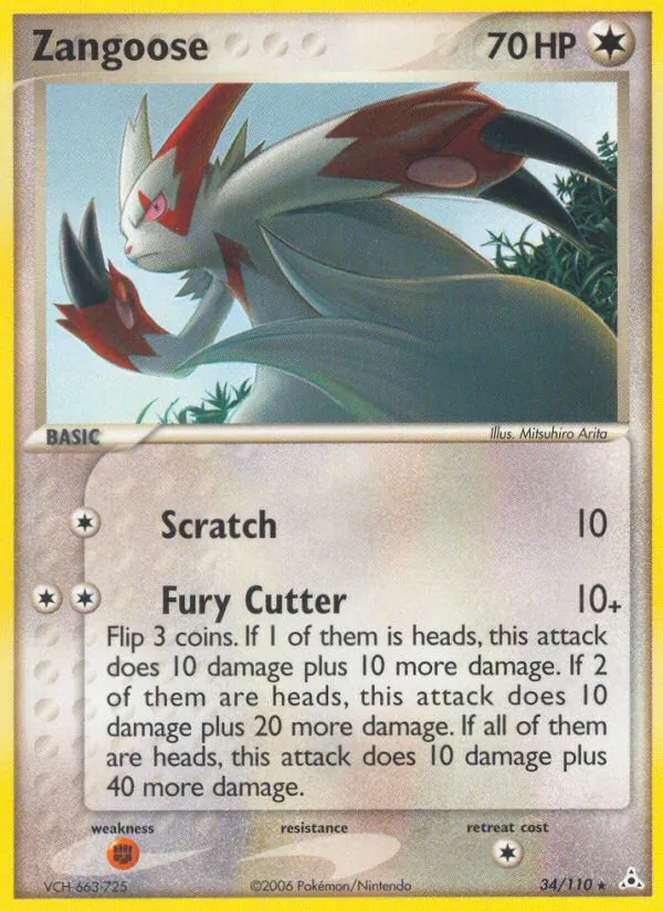 Zangoose #34/110
