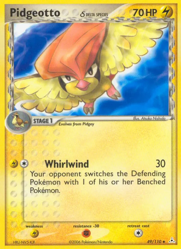 Pidgeotto δ #49/110