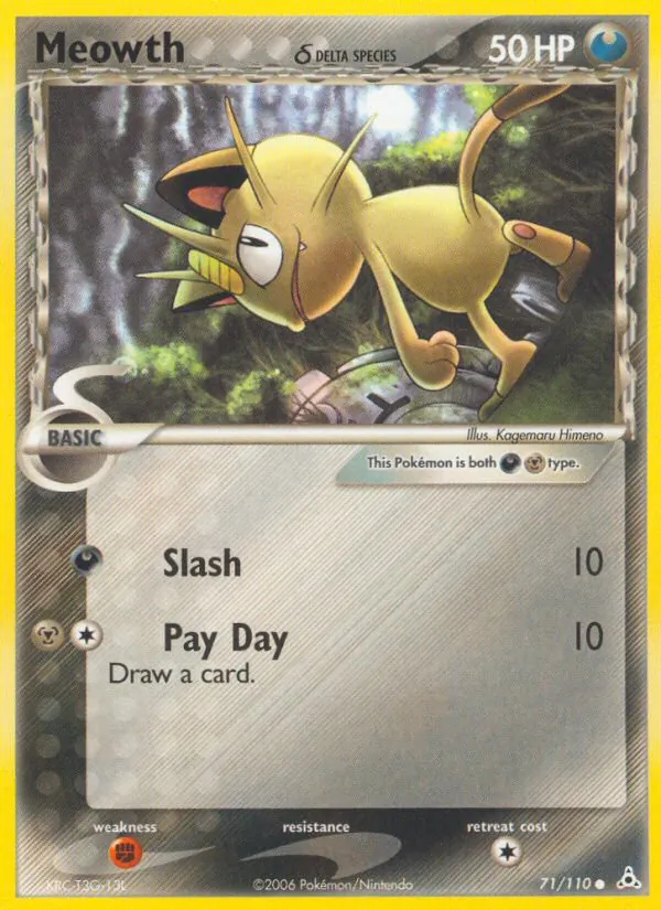 Meowth δ #71/110