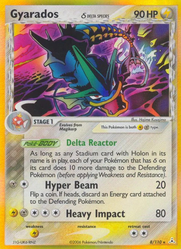 Gyarados δ #8/110