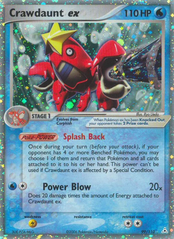 Crawdaunt ex #99/110